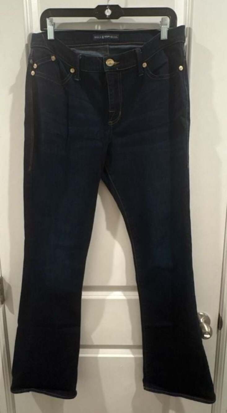 Rock & Republic Kendra Curvy Bootcut Jeans Dark Wash Size 14M